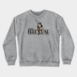 Craft Beer Pug Dad Crewneck Sweatshirt